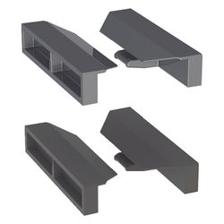 Geberit Profilabschluss für CleanLine20 Duschrinne, 243316001... GEBERIT-243316001 4025416561224 (Abb. 1)