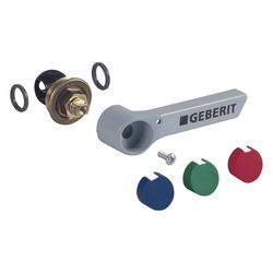 Geberit Oberteil mit Betätigungshebel für Kugelhahn, Messing, DN 8, 241310002... GEBERIT-241310002 4025416515937 (Abb. 1)