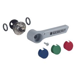 Geberit Set Oberteil mit Betätigungshebel, für Mapress Kugelhahn DN 25... GEBERIT-242549002 4025416301004 (Abb. 1)