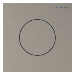 Geberit Typ 40 Betätigungsplatte für Urinalsteuerung, rund, pneumatisch, Nickel gebü... GEBERIT-246118ID1 4064746097485 (Abb. 1)