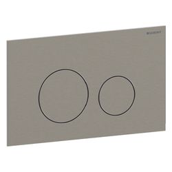 Geberit Sigma40 Betätigungsplatte, rund, 2-Mengen-Spülung Platte, Taste Nickel gebür... GEBERIT-115628ID1 4064746097348 (Abb. 1)