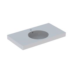 Geberit Preciosa 2 Waschtisch mit Ablagefläche, Breite 90cm, Tiefe 50cm, Hahnloch mi... GEBERIT-123290600 4022009311334 (Abb. 1)