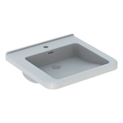 Geberit Renova Comfort Square Waschtisch barrierefrei, Breite 55cm, Tiefe 52,5cm, Ha... GEBERIT-128555000 4022009311891 (Abb. 1)