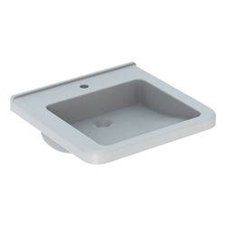 Geberit Renova Comfort Square Waschtisch barrierefrei, Breite 55cm Tiefe 52,5cm Hahn... GEBERIT-128557600 4022009312355 (Abb. 1)