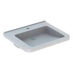 Geberit Renova Comfort Square Waschtisch barrierefrei, Breite 65cm, Tiefe 55cm, Hahn... GEBERIT-128667600 4022009317770 (Abb. 1)