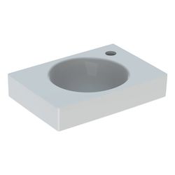 Geberit Preciosa 2 Handwaschbecken, 40x10,5x28cm, Hahnloch rechts, ohne Überlauf, We... GEBERIT-273240000 4022009311389 (Abb. 1)