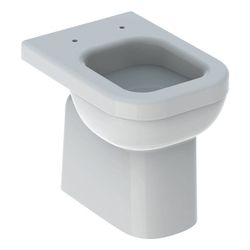 Geberit Renova Comfort Square Stand-WC Tiefspüler, erhöht, H 46cm, teilgeschlossene ... GEBERIT-218500000 4022009312010 (Abb. 1)