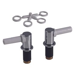 Geberit Scharniere für WC-Sitz, abnehmbar, verchromt, 597110000... GEBERIT-597110000 4022009194289 (Abb. 1)