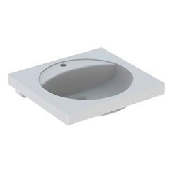 Geberit Preciosa Waschtisch mit Ablagefläche, Breite 60cm, Tiefe 55cm, Hahnloch mitt... GEBERIT-253230600 4022009232257 (Abb. 1)