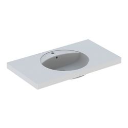 Geberit Preciosa Waschtisch mit Ablagefläche, Breite 100cm, Tiefe 55cm, Hahnloch mit... GEBERIT-124200600 4022009208313 (Abb. 1)