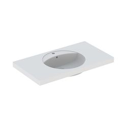 Geberit Preciosa Waschtisch mit Ablagefläche, Breite 100cm, Tiefe 55cm, Hahnloch mit... GEBERIT-124200600 4022009208313 (Abb. 1)