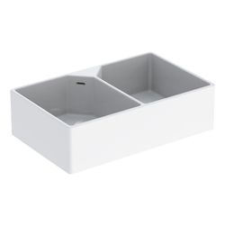 Geberit Publica Mehrzweckbecken mit zwei Becken und Überlauf 90x25x56cm... GEBERIT-350490000 4022009077650 (Abb. 1)