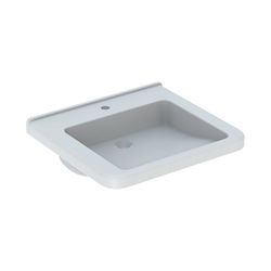 Geberit Renova Comfort Square Waschtisch barrierefrei, Breite 60cm, Tiefe 55cm, Hahn... GEBERIT-128662000 4022009317701 (Abb. 1)