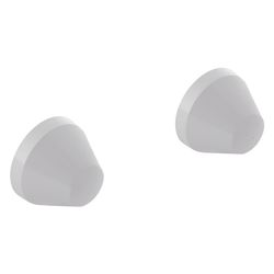 Geberit Set Deckkappen für Befestigungsmaterial für Urinal, Weiß, 596444000... GEBERIT-596444000 4022009202922 (Abb. 1)