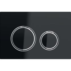 Geberit Sigma 50 (ex Sigma 21) Drückerplatte mit 2-Mengen-Spülung, Schwarz, Metallfa... GEBERIT-115884SJ1 4025416793403 (Abb. 1)