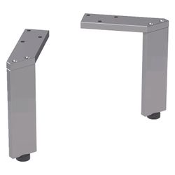 Geberit Set Füße schmal, 15-15,8cm, Aluminium, Chrom, 500367001... GEBERIT-500367001 4025416430476 (Abb. 1)