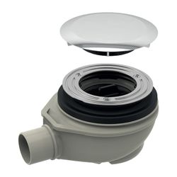 Geberit Duschwannenablauf, Ablaufkappe Sperrwasserhöhe 50mm Abgang aus PP d 50mm Hoc... GEBERIT-150554211 4025416633693 (Abb. 1)