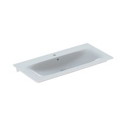 Geberit Renova Plan Möbelwaschtisch, Breite 100cm, Tiefe 48cm, Hahnloch mittig, Über... GEBERIT-122200600 4022009368956 (Abb. 1)