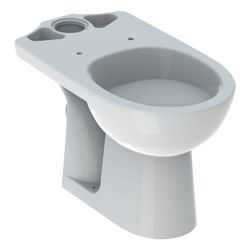 Geberit Renova Stand-WC für Aufputzspülkasten aufgesetzt, Tiefspüler, Abgang horizon... GEBERIT-203820600 4022009353723 (Abb. 1)