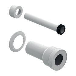 Geberit Anschlussset Bambini, 90mm, 85-102mm, PP, Weiß, 152408001... GEBERIT-152408001 4064746047589 (Abb. 1)