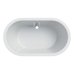 Geberit Bambini Ovalbadewanne, Breite 51,5cm, Alpinweiß... GEBERIT-407010016 4022009295856 (Abb. 1)