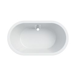 Geberit Bambini Ovalbadewanne, Breite 51,5cm, Alpinweiß... GEBERIT-407010016 4022009295856 (Abb. 1)