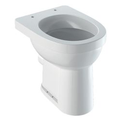 Geberit Renova Comfort Stand-WC Flachspüler, erhöht, Höhe 45cm, Abgang horizontal Ti... GEBERIT-218510600 4022009353754 (Abb. 1)