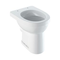 Geberit Renova Comfort Stand-WC Flachspüler, erhöht, Höhe 45cm, Abgang horizontal Ti... GEBERIT-218510600 4022009353754 (Abb. 1)