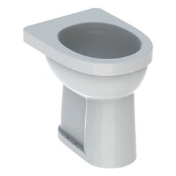 Geberit Renova Comfort Stand-WC Flachspüler, erhöht, Höhe 45cm, Abgang vertikal Tief... GEBERIT-218511600 4022009353655 (Abb. 1)