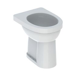 Geberit Renova Comfort Stand-WC Flachspüler, erhöht, Höhe 45cm, Abgang vertikal Tief... GEBERIT-218511600 4022009353655 (Abb. 1)