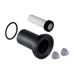 Geberit Anschlussset für Wand-WC, Länge 18,5cm, mit Lippendichtung Außendurchmesser ... GEBERIT-152404461 4025416018605 (Abb. 1)