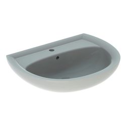 Geberit Renova Waschtisch, Breite 65cm, Tiefe 51cm, Hahnloch mittig, Überlauf sichtb... GEBERIT-223065068 4022009270501 (Abb. 1)