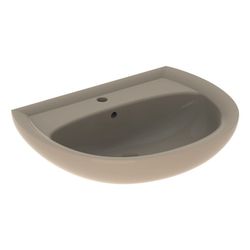 Geberit Renova Waschtisch, Breite 65cm, Tiefe 51cm, Hahnloch mittig, Überlauf sichtb... GEBERIT-223065080 4022009285765 (Abb. 1)