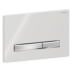 Geberit Drückerplatte Sigma50, 2-Mengen-Spülung, Square, Hochglanz verchromt, Metall... GEBERIT-115788212 4025416454373 (Abb. 1)