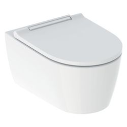 Geberit ONE Set Wand-WC Tiefspüler, geschlossene Form, TurboFlush, mit WC-Sitz, Hoch... GEBERIT-500202011 4025416301660 (Abb. 1)