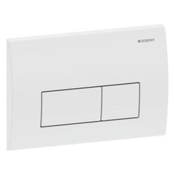 Geberit Kappa 50 Drückerplatte, 2-Mengen-Spülung, Weiß... GEBERIT-115260111 4025416752158 (Abb. 1)