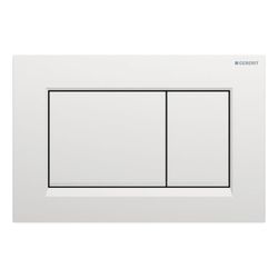 Geberit Sigma 20 (ex Sigma 30) Drückerplatte mit 2-Mengen-Spülung, Mattchrom lackier... GEBERIT-115883JQ1 4025416352495 (Abb. 1)