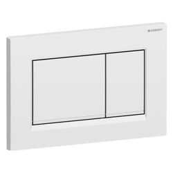 Geberit Drückerplatte Sigma20 mit 2-Mengen-Spülung, Mattchrom lackiert/Hochglanz ver... GEBERIT-115883JQ1 4025416352495 (Abb. 1)