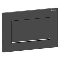 Geberit Drückerplatte Sigma10 mit Spül-Stopp-Spülung, Mattschwarz lackiert/Hochglanz... GEBERIT-115893141 4025416709381 (Abb. 1)