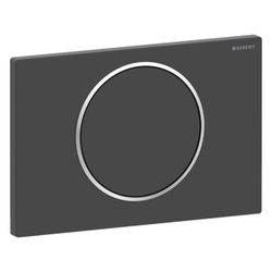 Geberit Drückerplatte Sigma10, für Spül-Stopp-Spülung Mattschwarz lackiert poliert, ... GEBERIT-115758145 4025416709244 (Abb. 1)