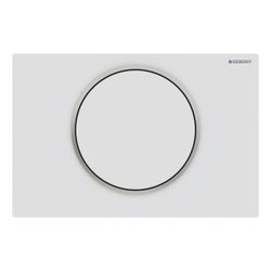 Geberit Sigma 10 Drückerplatte, für Spül-Stopp-Spülung Mattweiß lackiert, easy-to-cl... GEBERIT-115758JT5 4025410635549 (Abb. 1)