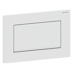 Geberit Drückerplatte Sigma10 mit Spül-Stopp-Spülung, Weiß matt lackiert/HG verchrom... GEBERIT-115893JT1 4025410635570 (Abb. 1)