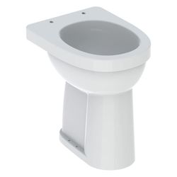 Geberit Renova Comfort Stand-WC Flachspüler, erhöht, Höhe 45cm, Abgang vertikal Tief... GEBERIT-218511600 4022009353655 (Abb. 1)
