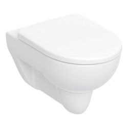 Geberit Renova Set Wand-WC Tiefspüler, mit WC-Sitz Tiefe 54cm, Weiß... GEBERIT-500802001 4025410717825 (Abb. 1)
