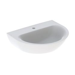 Geberit Renova Waschtisch, 60x48cm mit Hahnloch mittig, ohne Überlauf, komplett gesc... GEBERIT-500599012 4064746037344 (Abb. 1)