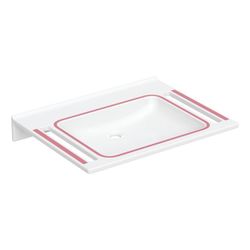 Geberit Publica Waschtisch eckiges Design, Ausschnitten barrierefrei demenzgerecht B... GEBERIT-500666014 4025410753571 (Abb. 1)
