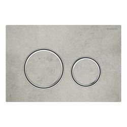 Geberit Sigma 50 (ex Sigma 21) Drückerplatte mit 2-Mengen-Spülung, Betonoptik, Metal... GEBERIT-115884JV1 4025410757876 (Abb. 1)