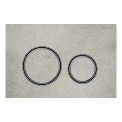 Geberit Sigma 50 (ex Sigma 21) Drückerplatte, 2-Mengen-Spülung, Round, Betonoptik, M... GEBERIT-115651JV1 4025410749413 (Abb. 1)