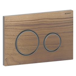 Geberit Drückerplatte Sigma50, 2-Mengen-Spülung, rund, Nussbaum amerikanisch, Metall... GEBERIT-115651JX1 4025410749239 (Abb. 1)