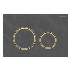 Geberit Sigma 50 (ex Sigma 21) Drückerplatte, 2-Mengen-Spülung, Round, Mustang-Schie... GEBERIT-115652JM1 4025410749246 (Abb. 1)